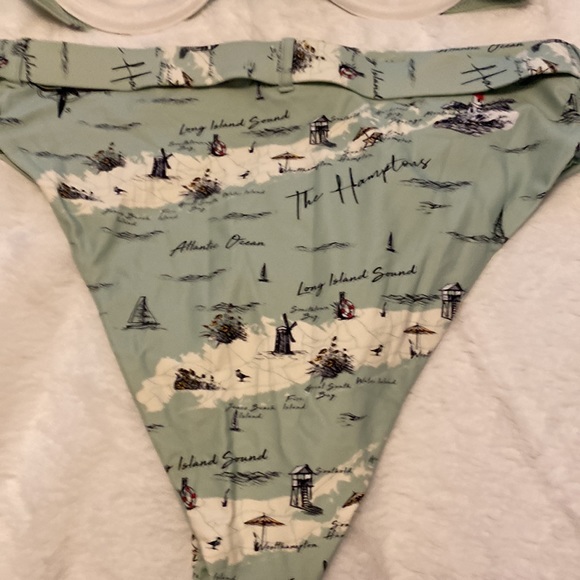 We wore what Two piece bikini with sites of the Hamptons. Tried on but not worn. - Picture 6 of 7